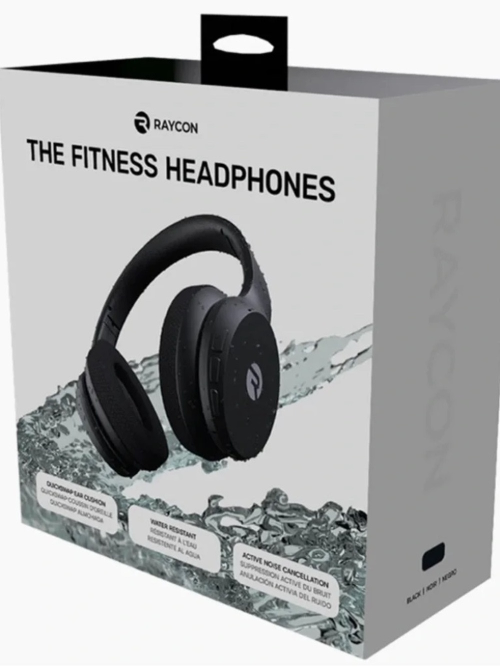 Raycon Fitness Headphones Wireless Over-Ear-Headphones, BLACK New & Sealed